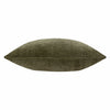 Plain Green Cushions - Osaka Chenille Cushion Cover Khaki Yard