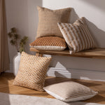 Yard Organik Stripe Cushion Cover in Natural