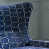 Abstract Blue Furniture - Oswald Velvet Chair Blue Voyage Maison