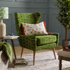 Abstract Green Furniture - Oswald Velvet Chair Green Voyage Maison