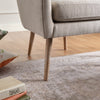 Plain Beige Furniture - Oswald Woven Textured Chair Linen Voyage Maison