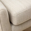 Plain Beige Furniture - Oswald Woven Textured Chair Linen Voyage Maison