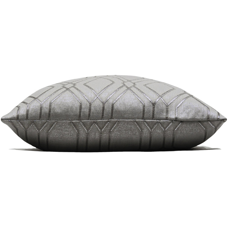 Prestigious Textiles Othello Geometric Cushion Cover in Graphite