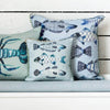 Voyage Maison Otto Small Printed Cushion Cover in Seafoam