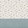 Voyage Maison Paddling Ducks 1.4m Wide Width Wallpaper in Linen