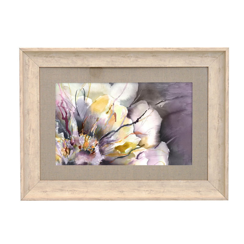 Voyage Maison Paeonia Framed Print in Birch/Onyx