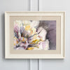 Voyage Maison Paeonia Framed Print in Birch/Onyx