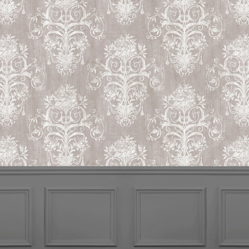 Voyage Maison Palazzo 1.4m Wide Width Wallpaper in Truffle