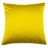 Paoletti Palermo Sateen Cushion Cover in Limon Yellow