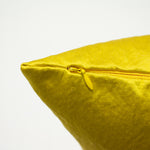 Paoletti Palermo Sateen Cushion Cover in Limon Yellow