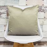 Paoletti Palermo Sateen Cushion Cover in Oyster 