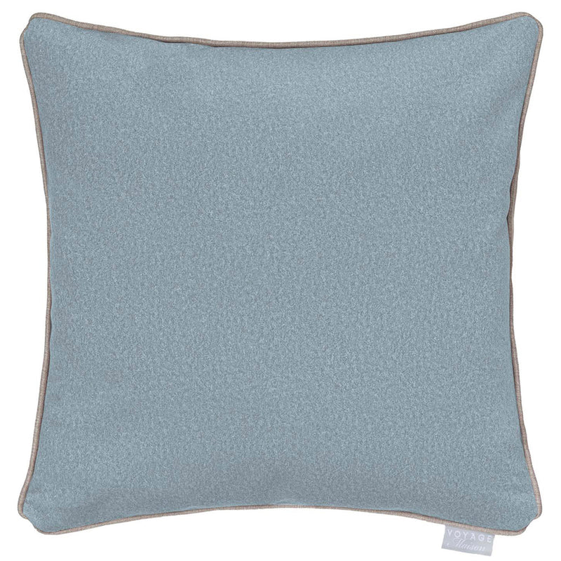 Plain Blue Cushions - Palermo  Feather Filled Cushion Mist Voyage Maison