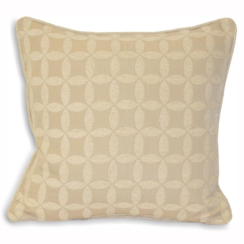 Paoletti Palma Jacquard Cushion Cover in Natural