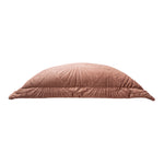 Paoletti Palmeria Quilted Velvet Cushion Cover in Blush