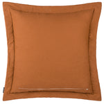 Paoletti Palmeria Quilted Velvet Cushion Cover in Rust