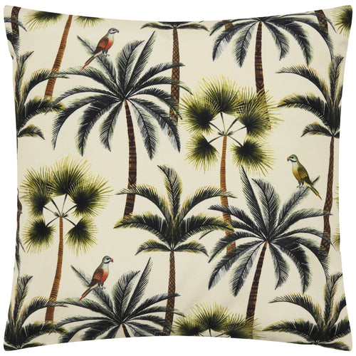 Jungle Green Cushions - Palms Outdoor Cushion Cover Forest Evans Lichfield