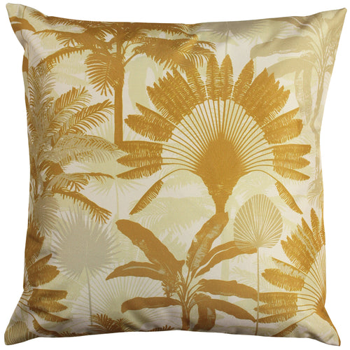 Jungle Yellow Cushions - Palms Outdoor Cushion Cover Ochre furn.