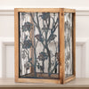 Floral Black Accessories - Paloma Wooden Floral Lantern Natural Voyage Maison