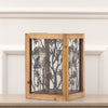 Floral Black Accessories - Paloma Wooden Floral Lantern Natural Voyage Maison