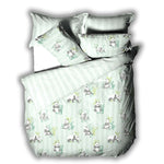 furn. Pandas Duvet Cover Set in Mint