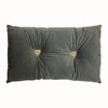 Paoletti Panther Velvet Ready Filled Cushion in Dark Grey