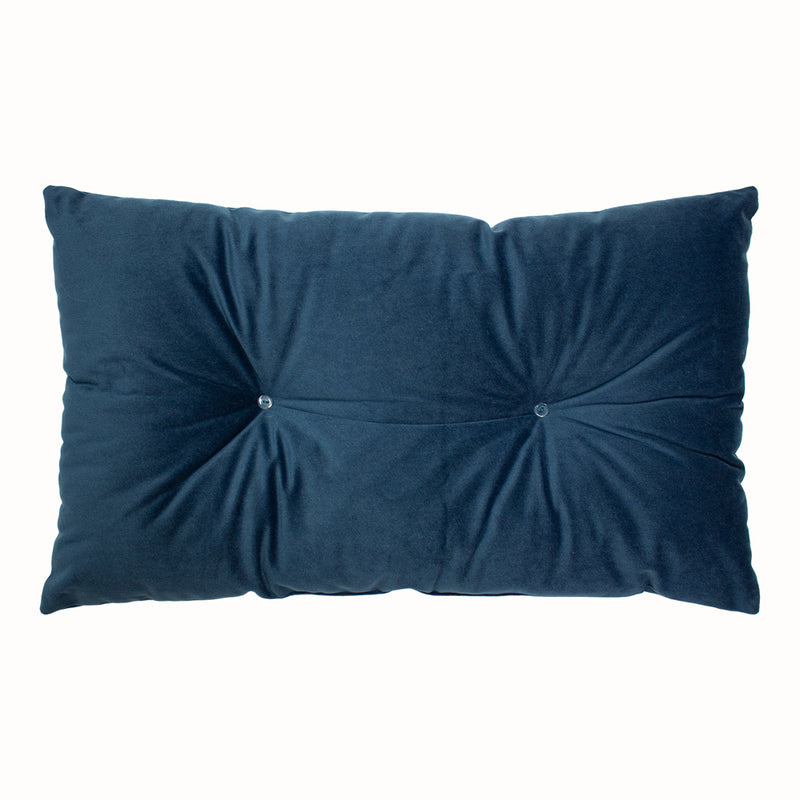 Paoletti Panther Velvet Ready Filled Cushion in Navy