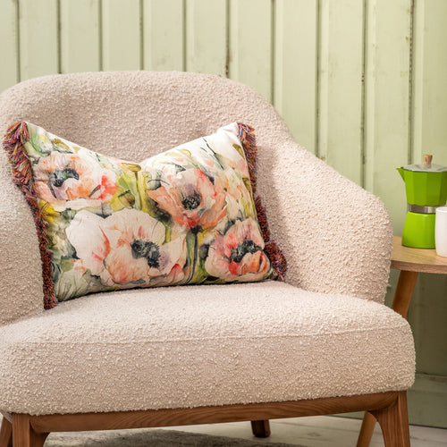 Voyage Maison Papavera Printed Cushion Cover in Sweetpea