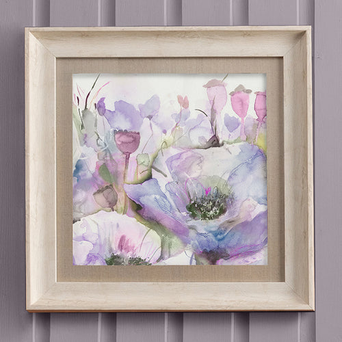 Voyage Maison Papavera Framed Print in Birch/Violet