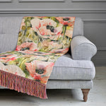 Voyage Maison Papavera Printed Throw in Sweetpea