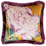 Geometric Purple Cushions - Parcevall Printed Cushion Cover Harvest Marie Burke