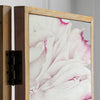 Marie Burke Parcevall Solid Wood Room Divider in Fuchsia