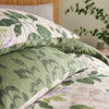 Wylder Nature Passiflora Botanical Duvet Cover Set in Peach/Vine Green