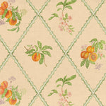  Fabric - Peach Trellis  Fabric Melba Voyage Maison