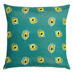 Evans Lichfield Peacock Outdoor Cushion Cover in Blush