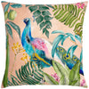 Animal Pink Cushions - Peacock Outdoor Cushion Cover Blush Evans Lichfield