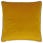 Evans Lichfield Peacock Cushion Cover in Saffron