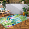 Wylder Peacock 120x170cm Outdoor/Indoor Rug in True Blue