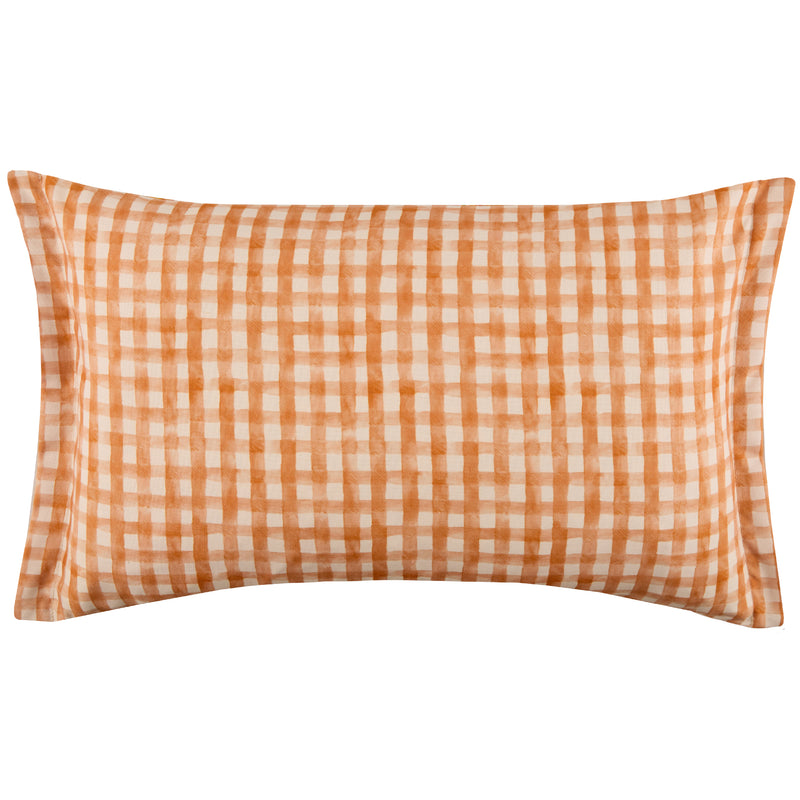  Cushions - Peach Trellis Outdoor Cushion Cover Orange Voyage Maison