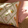  Cushions - Peach Trellis Outdoor Cushion Cover Orange Voyage Maison