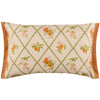  Cushions - Peach Trellis Outdoor Cushion Cover Orange Voyage Maison