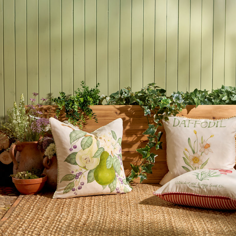  Cushions - Pear Orchard Outdoor Cushion Cover Green Voyage Maison