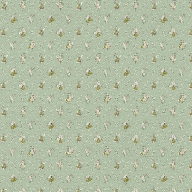  Fabric - Pear Trellis  Fabric Verdure Voyage Maison