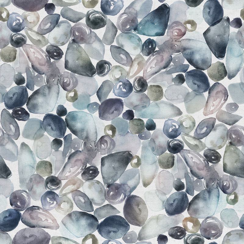 Pebbles Printed Fabric Sample Swatch Slate