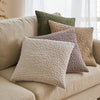 Abstract Grey Cushions - Pebble Textured Chenille Feather Filled Cushion Slate Yard