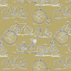 Voyage Maison Penny Farthing 1.4m Wide Width Wallpaper in Mustard