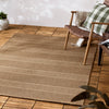 Striped Beige Rugs - Pentle Jute Effect Indoor/Outdoor Rug Natural Yard