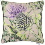 Floral Purple Cushions - Penton Printed Cushion Cover Damson Marie Burke