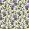 Marie Burke Penton Printed Cotton Fabric in Damson/Natural