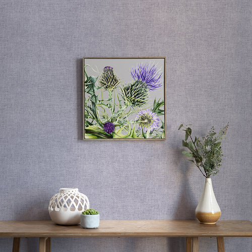 Voyage Maison Penton Damson Framed Canvas in Stone