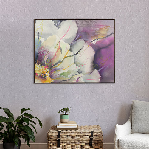 Voyage Maison Peonia Framed Canvas in Stone